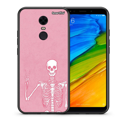 Θήκη Xiaomi Redmi 5 Plus Halloween Motivation από τη Smartfits με σχέδιο στο πίσω μέρος και μαύρο περίβλημα | Xiaomi Redmi 5 Plus Halloween Motivation case with colorful back and black bezels