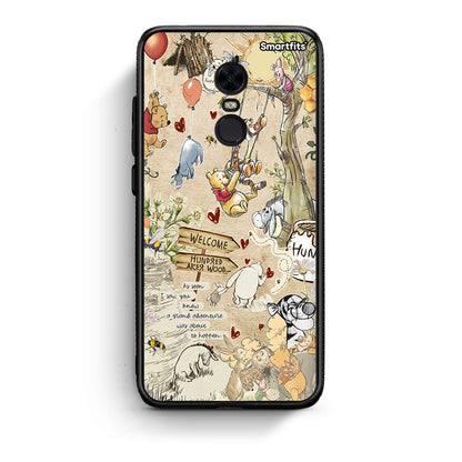 Xiaomi Redmi 5 Plus Happy Friends θήκη από τη Smartfits με σχέδιο στο πίσω μέρος και μαύρο περίβλημα | Smartphone case with colorful back and black bezels by Smartfits