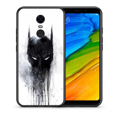Θήκη Xiaomi Redmi 5 Plus Paint Bat Hero από τη Smartfits με σχέδιο στο πίσω μέρος και μαύρο περίβλημα | Xiaomi Redmi 5 Plus Paint Bat Hero case with colorful back and black bezels