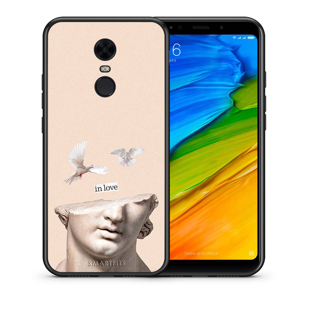 Θήκη Xiaomi Redmi 5 Plus In Love από τη Smartfits με σχέδιο στο πίσω μέρος και μαύρο περίβλημα | Xiaomi Redmi 5 Plus In Love case with colorful back and black bezels