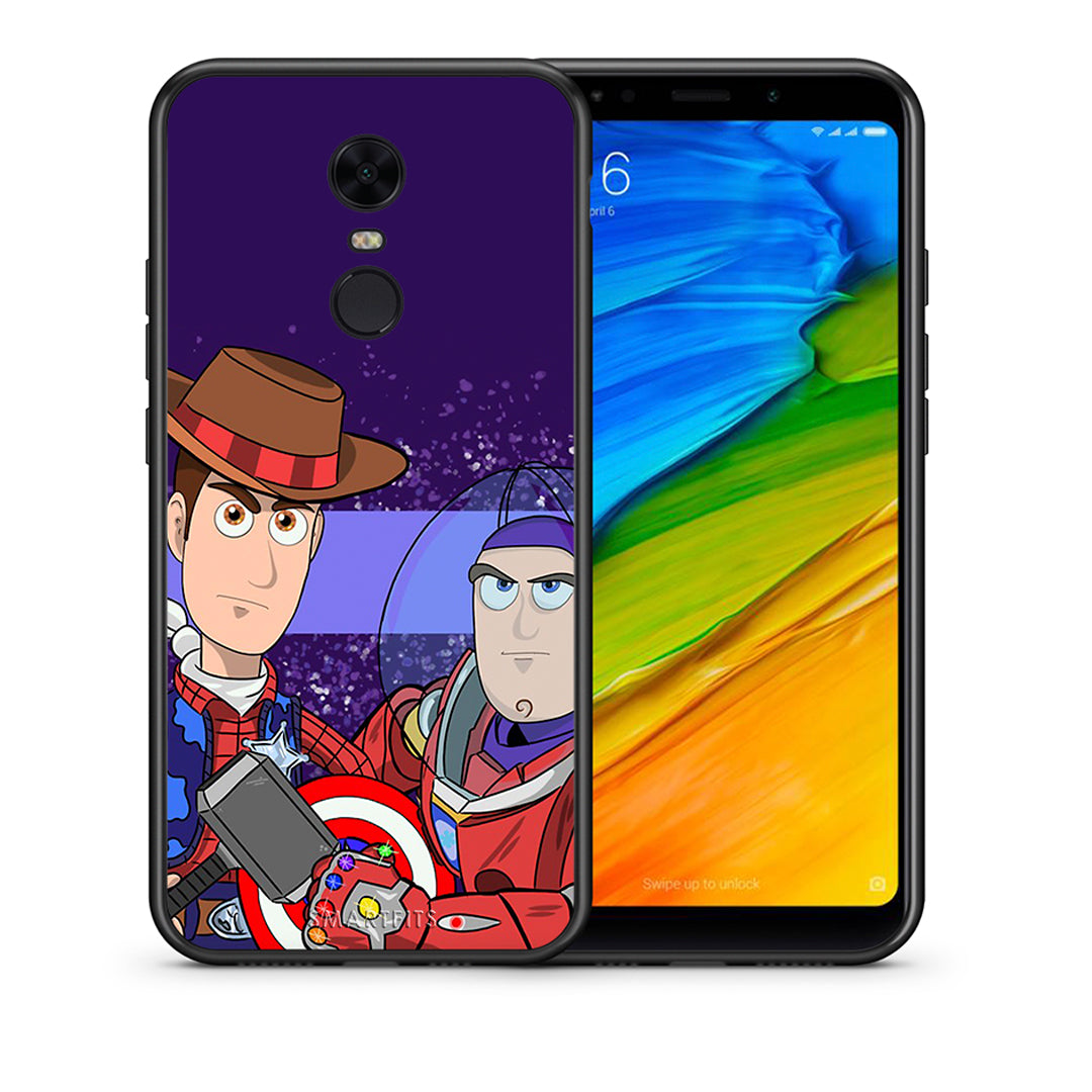 Θήκη Xiaomi Redmi 5 Plus Infinity Story από τη Smartfits με σχέδιο στο πίσω μέρος και μαύρο περίβλημα | Xiaomi Redmi 5 Plus Infinity Story case with colorful back and black bezels