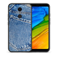 Thumbnail for Θήκη Xiaomi Redmi 5 Plus Jeans Pocket από τη Smartfits με σχέδιο στο πίσω μέρος και μαύρο περίβλημα | Xiaomi Redmi 5 Plus Jeans Pocket case with colorful back and black bezels