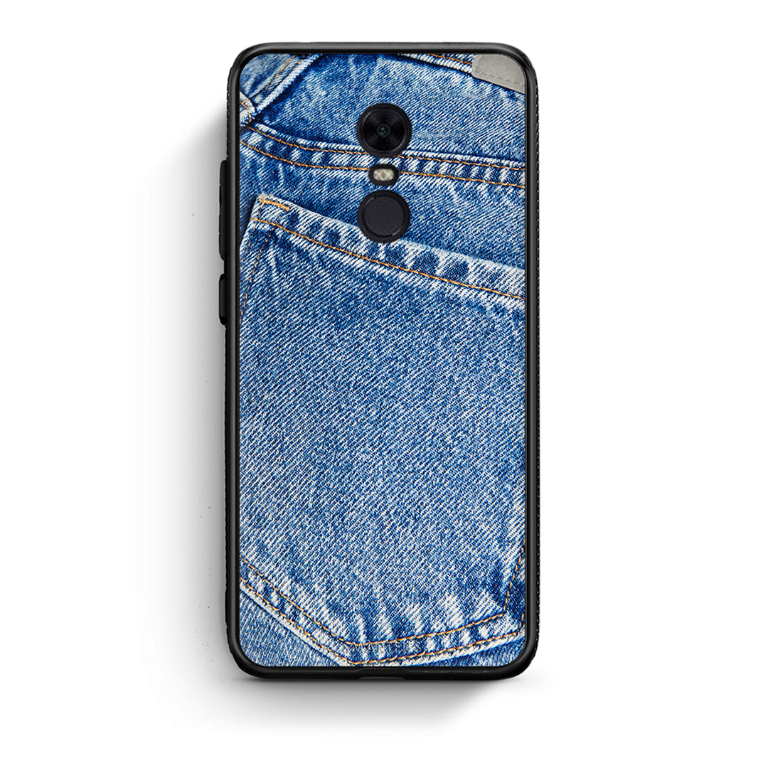 Xiaomi Redmi 5 Plus Jeans Pocket θήκη από τη Smartfits με σχέδιο στο πίσω μέρος και μαύρο περίβλημα | Smartphone case with colorful back and black bezels by Smartfits