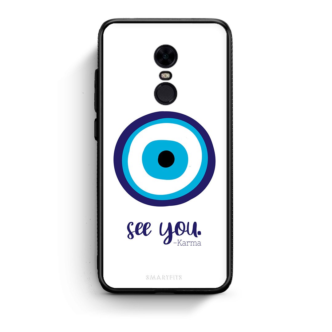 Xiaomi Redmi 5 Plus Karma Says θήκη από τη Smartfits με σχέδιο στο πίσω μέρος και μαύρο περίβλημα | Smartphone case with colorful back and black bezels by Smartfits