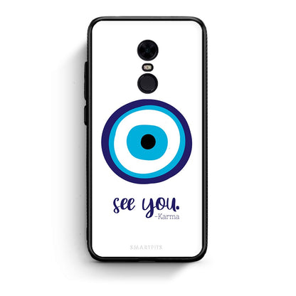 Xiaomi Redmi 5 Plus Karma Says θήκη από τη Smartfits με σχέδιο στο πίσω μέρος και μαύρο περίβλημα | Smartphone case with colorful back and black bezels by Smartfits