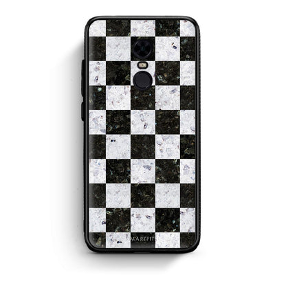 4 - Xiaomi Redmi 5 Plus Square Geometric Marble case, cover, bumper