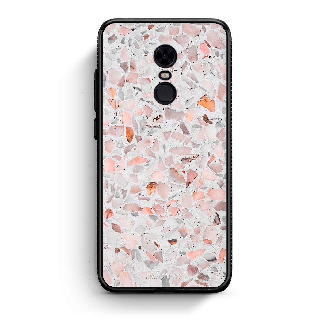 Xiaomi Redmi 5 Plus Marble Terrazzo θήκη από τη Smartfits με σχέδιο στο πίσω μέρος και μαύρο περίβλημα | Smartphone case with colorful back and black bezels by Smartfits