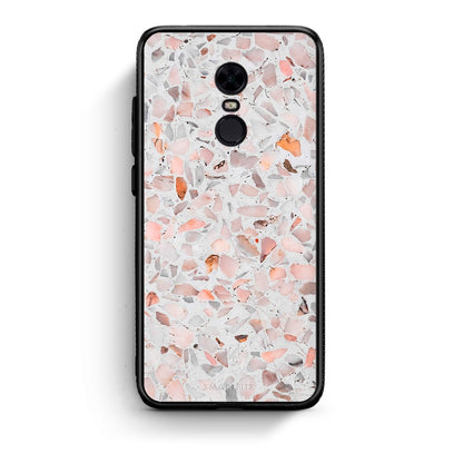 Xiaomi Redmi 5 Plus Marble Terrazzo θήκη από τη Smartfits με σχέδιο στο πίσω μέρος και μαύρο περίβλημα | Smartphone case with colorful back and black bezels by Smartfits