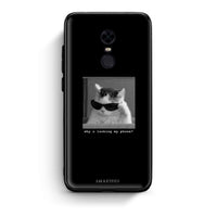 Thumbnail for Xiaomi Redmi 5 Plus Meme Cat θήκη από τη Smartfits με σχέδιο στο πίσω μέρος και μαύρο περίβλημα | Smartphone case with colorful back and black bezels by Smartfits