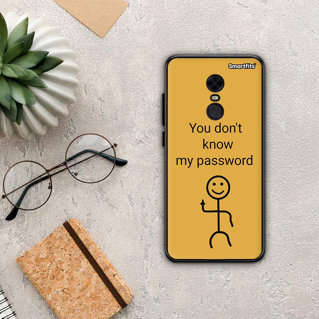 My Password - Xiaomi Redmi 5 Plus θήκη