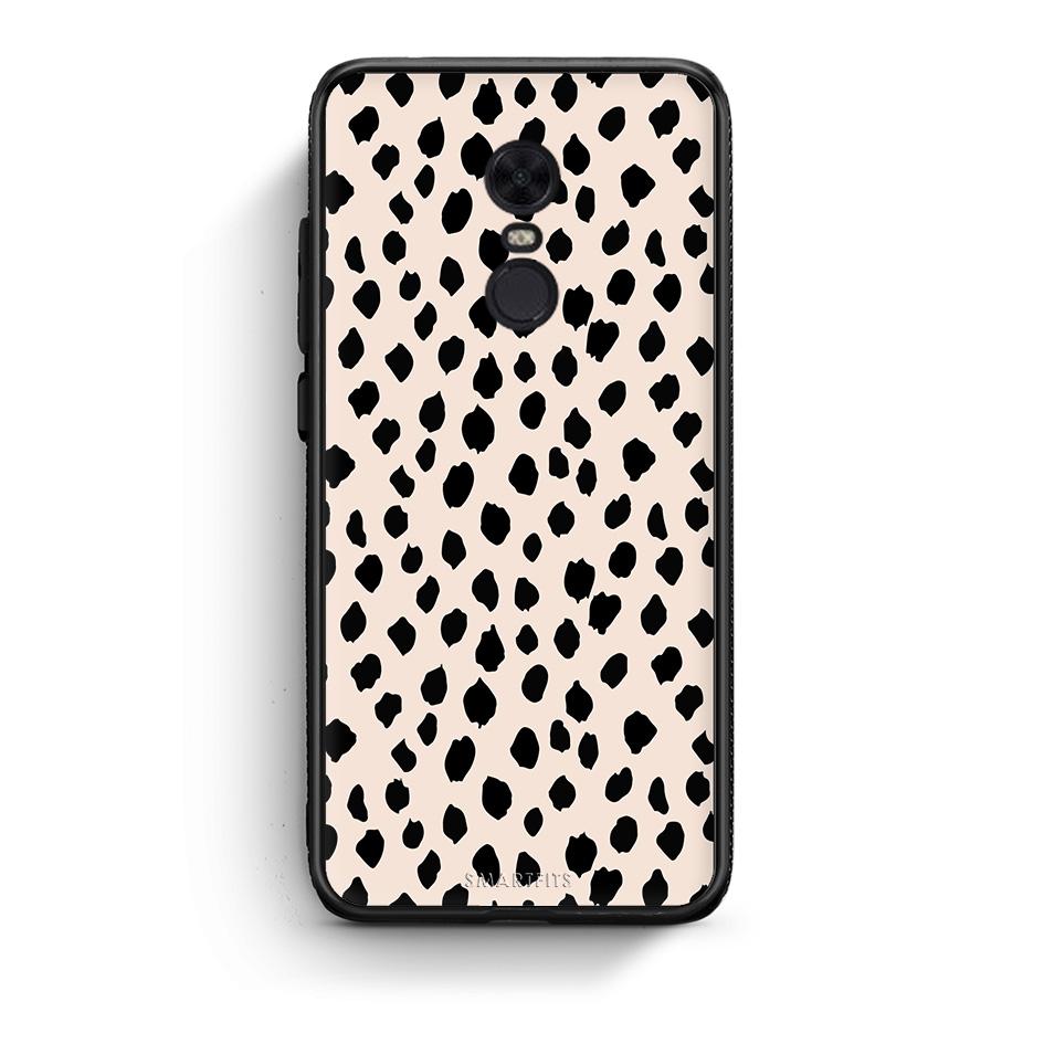 Xiaomi Redmi 5 Plus New Polka Dots θήκη από τη Smartfits με σχέδιο στο πίσω μέρος και μαύρο περίβλημα | Smartphone case with colorful back and black bezels by Smartfits