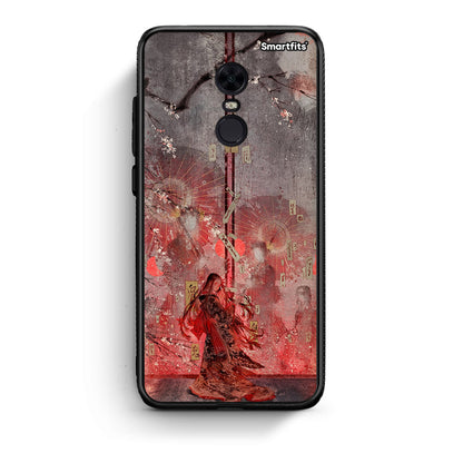 Xiaomi Redmi 5 Plus Nezuko Kamado θήκη από τη Smartfits με σχέδιο στο πίσω μέρος και μαύρο περίβλημα | Smartphone case with colorful back and black bezels by Smartfits