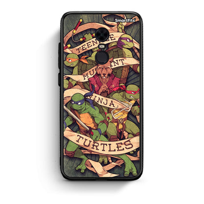 Xiaomi Redmi 5 Plus Ninja Turtles θήκη από τη Smartfits με σχέδιο στο πίσω μέρος και μαύρο περίβλημα | Smartphone case with colorful back and black bezels by Smartfits