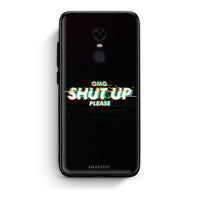 Thumbnail for Xiaomi Redmi 5 Plus OMG ShutUp θήκη από τη Smartfits με σχέδιο στο πίσω μέρος και μαύρο περίβλημα | Smartphone case with colorful back and black bezels by Smartfits