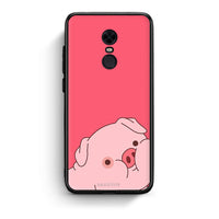 Thumbnail for Xiaomi Redmi 5 Plus Pig Love 1 Θήκη Αγίου Βαλεντίνου από τη Smartfits με σχέδιο στο πίσω μέρος και μαύρο περίβλημα | Smartphone case with colorful back and black bezels by Smartfits