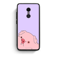 Thumbnail for Xiaomi Redmi 5 Plus Pig Love 2 Θήκη Αγίου Βαλεντίνου από τη Smartfits με σχέδιο στο πίσω μέρος και μαύρο περίβλημα | Smartphone case with colorful back and black bezels by Smartfits