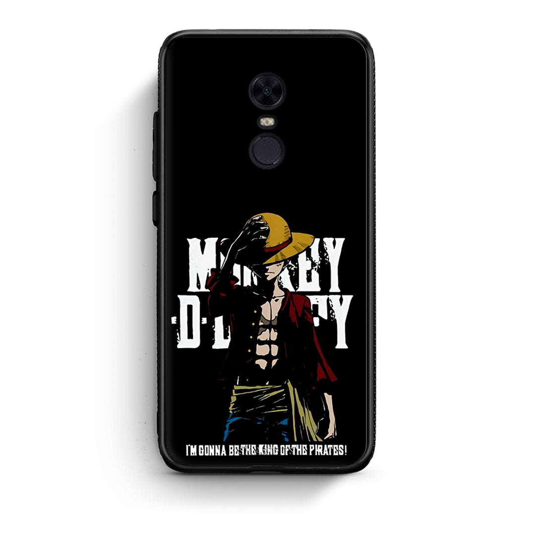 Xiaomi Redmi 5 Plus Pirate King θήκη από τη Smartfits με σχέδιο στο πίσω μέρος και μαύρο περίβλημα | Smartphone case with colorful back and black bezels by Smartfits