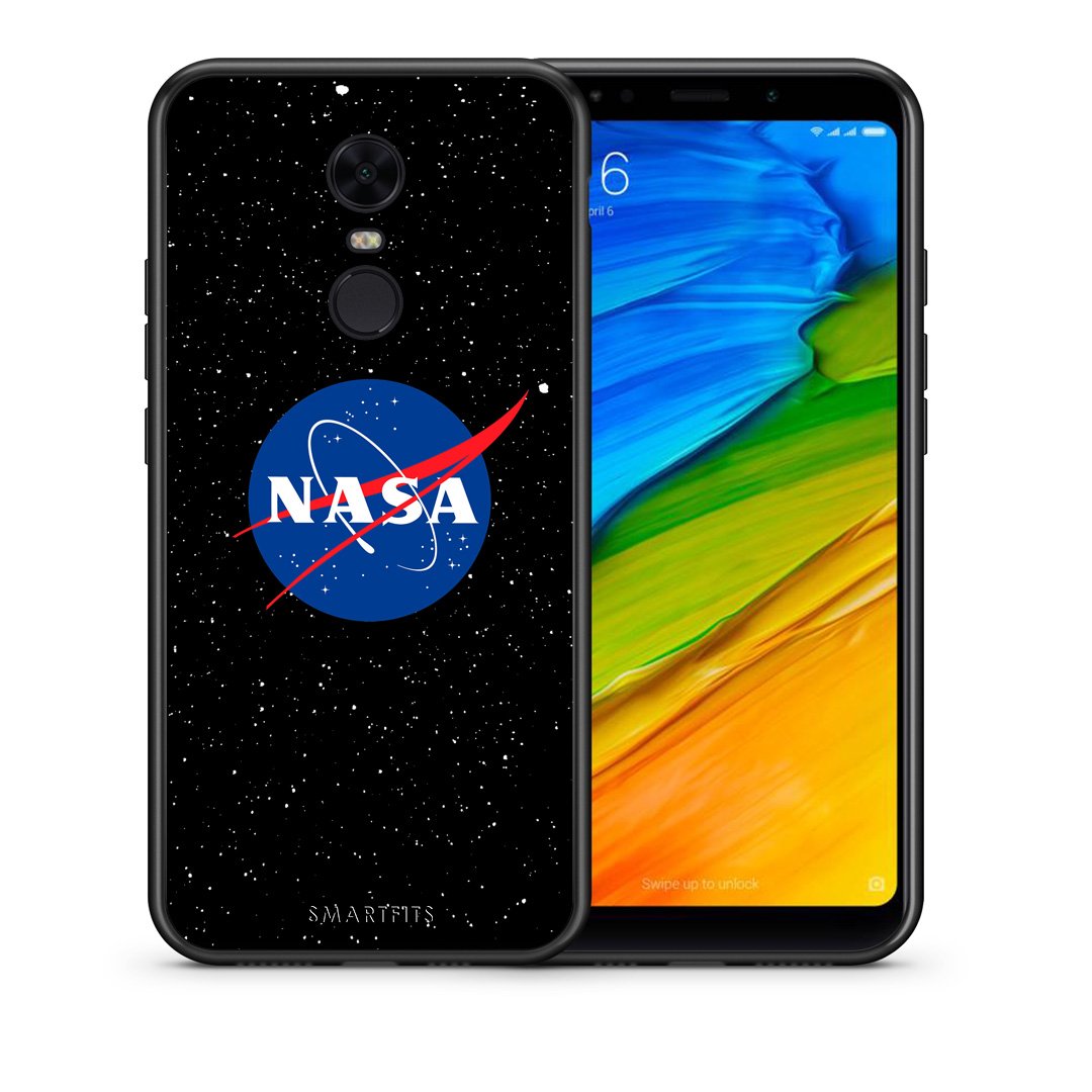 Θήκη Xiaomi Redmi 5 Plus NASA PopArt από τη Smartfits με σχέδιο στο πίσω μέρος και μαύρο περίβλημα | Xiaomi Redmi 5 Plus NASA PopArt case with colorful back and black bezels