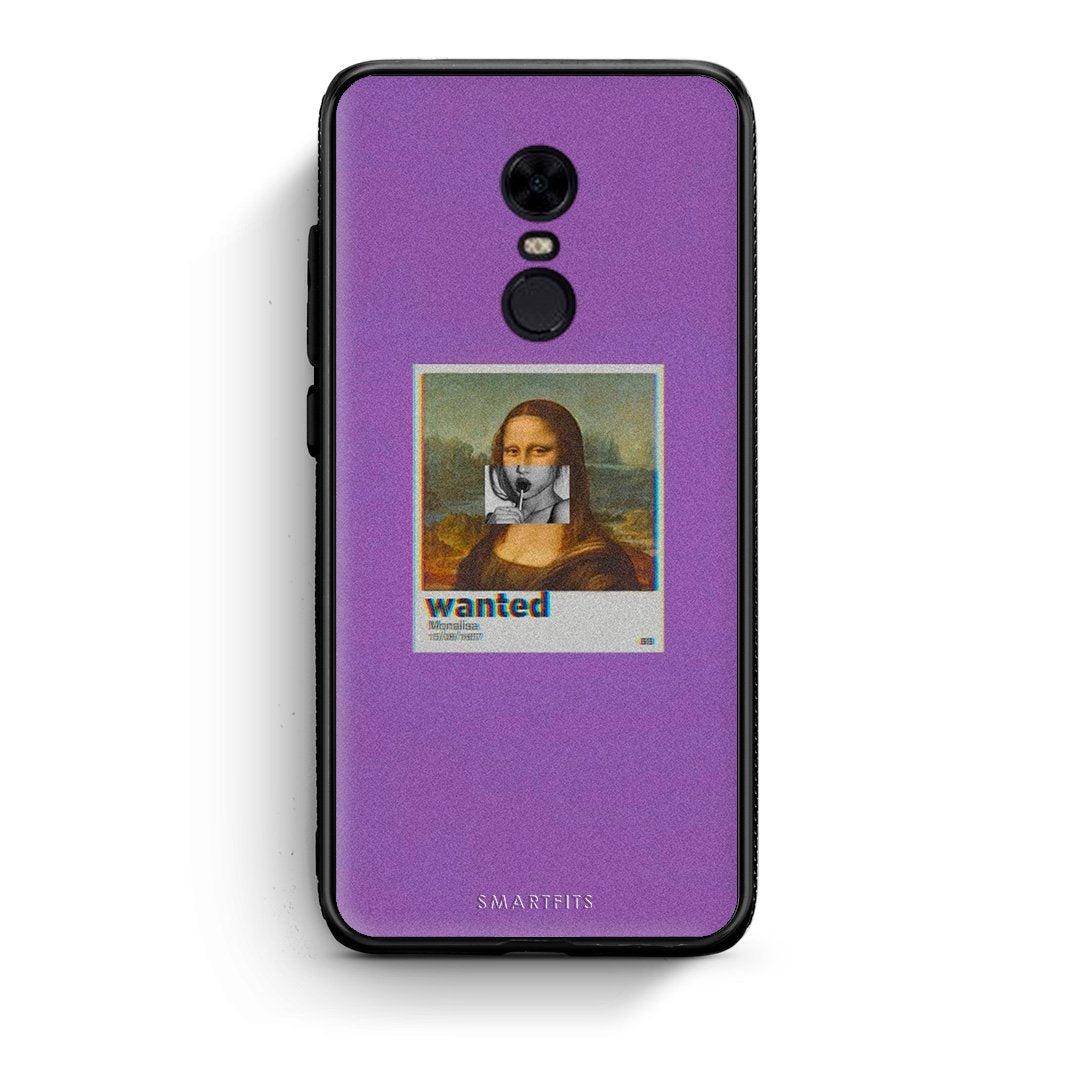 4 - Xiaomi Redmi 5 Plus Monalisa Popart case, cover, bumper