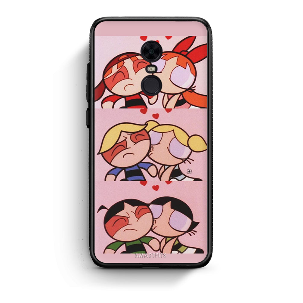 Xiaomi Redmi 5 Plus Puff Love Θήκη Αγίου Βαλεντίνου από τη Smartfits με σχέδιο στο πίσω μέρος και μαύρο περίβλημα | Smartphone case with colorful back and black bezels by Smartfits