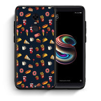 Thumbnail for Θήκη Xiaomi Redmi 5 Plus Hungry Random από τη Smartfits με σχέδιο στο πίσω μέρος και μαύρο περίβλημα | Xiaomi Redmi 5 Plus Hungry Random case with colorful back and black bezels
