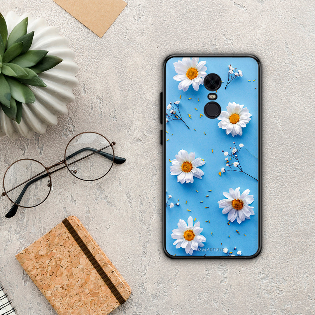Real Daisies - Xiaomi Redmi 5 Plus θήκη