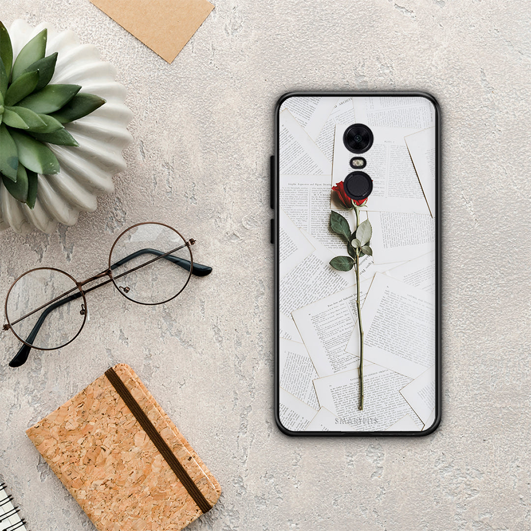 Red Rose - Xiaomi Redmi 5 Plus θήκη