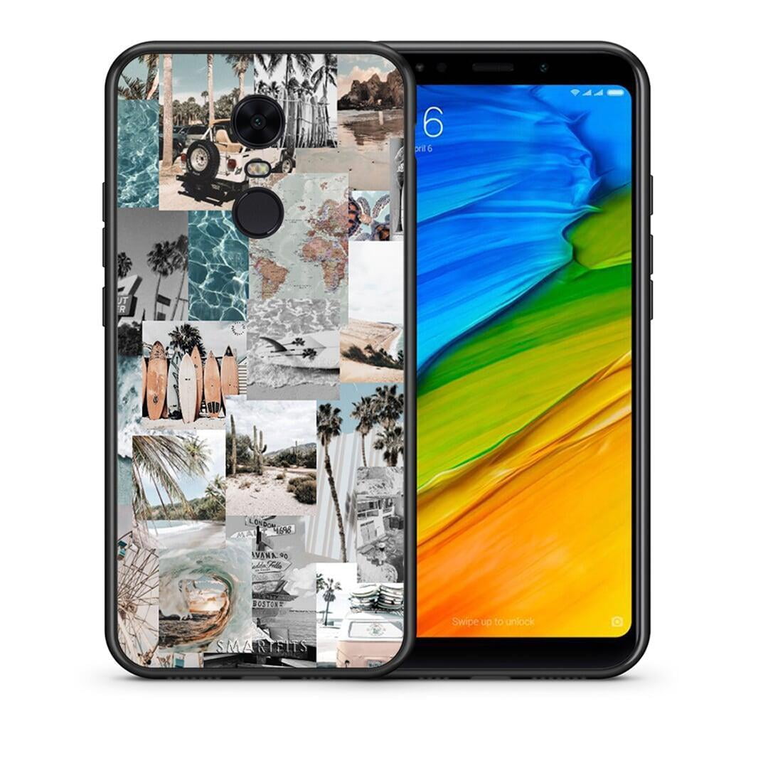 Θήκη Xiaomi Redmi 5 Plus Retro Beach Life από τη Smartfits με σχέδιο στο πίσω μέρος και μαύρο περίβλημα | Xiaomi Redmi 5 Plus Retro Beach Life case with colorful back and black bezels
