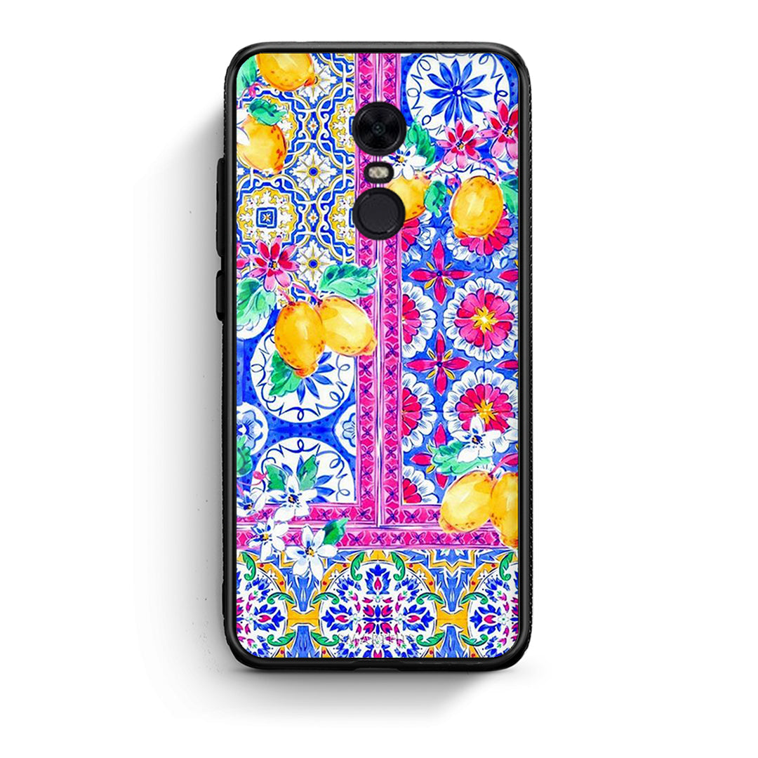 Xiaomi Redmi 5 Plus Retro Spring θήκη από τη Smartfits με σχέδιο στο πίσω μέρος και μαύρο περίβλημα | Smartphone case with colorful back and black bezels by Smartfits