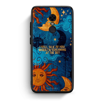 Xiaomi Redmi 5 Plus Screaming Sky θήκη από τη Smartfits με σχέδιο στο πίσω μέρος και μαύρο περίβλημα | Smartphone case with colorful back and black bezels by Smartfits