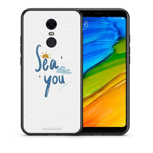 Θήκη Xiaomi Redmi 5 Plus Sea You από τη Smartfits με σχέδιο στο πίσω μέρος και μαύρο περίβλημα | Xiaomi Redmi 5 Plus Sea You case with colorful back and black bezels