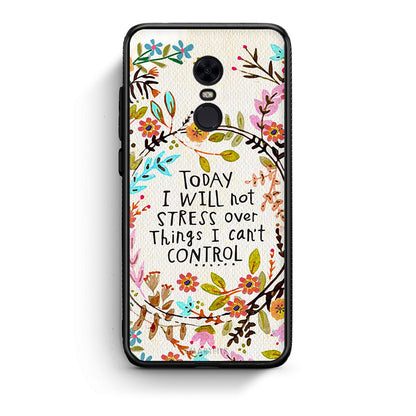 Xiaomi Redmi 5 Plus Stress Over θήκη από τη Smartfits με σχέδιο στο πίσω μέρος και μαύρο περίβλημα | Smartphone case with colorful back and black bezels by Smartfits