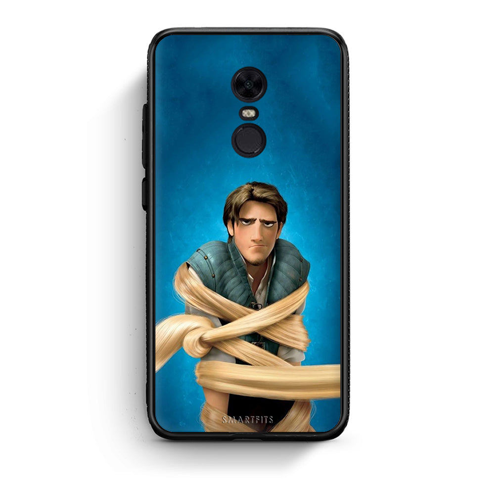 Xiaomi Redmi 5 Plus Tangled 1 Θήκη Αγίου Βαλεντίνου από τη Smartfits με σχέδιο στο πίσω μέρος και μαύρο περίβλημα | Smartphone case with colorful back and black bezels by Smartfits
