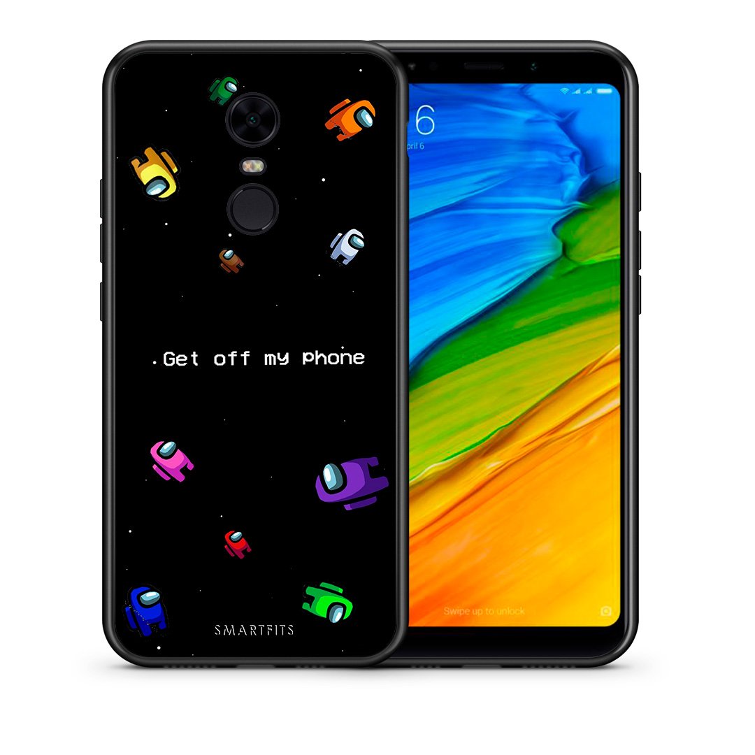 Θήκη Xiaomi Redmi 5 Plus AFK Text από τη Smartfits με σχέδιο στο πίσω μέρος και μαύρο περίβλημα | Xiaomi Redmi 5 Plus AFK Text case with colorful back and black bezels