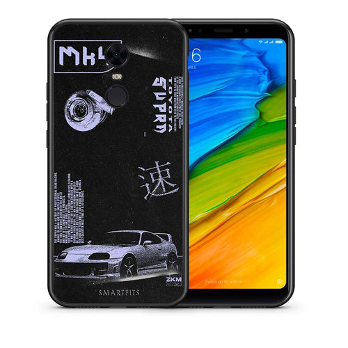 Θήκη Αγίου Βαλεντίνου Xiaomi Redmi 5 Plus Tokyo Drift από τη Smartfits με σχέδιο στο πίσω μέρος και μαύρο περίβλημα | Xiaomi Redmi 5 Plus Tokyo Drift case with colorful back and black bezels