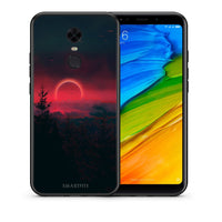 Thumbnail for Θήκη Xiaomi Redmi 5 Plus Sunset Tropic από τη Smartfits με σχέδιο στο πίσω μέρος και μαύρο περίβλημα | Xiaomi Redmi 5 Plus Sunset Tropic case with colorful back and black bezels