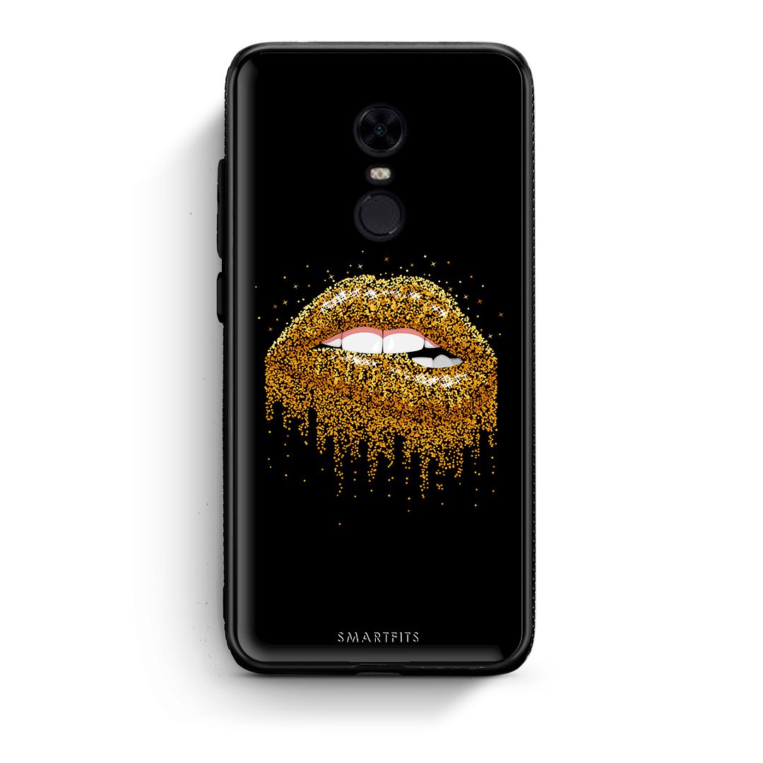 4 - Xiaomi Redmi 5 Plus Golden Valentine case, cover, bumper