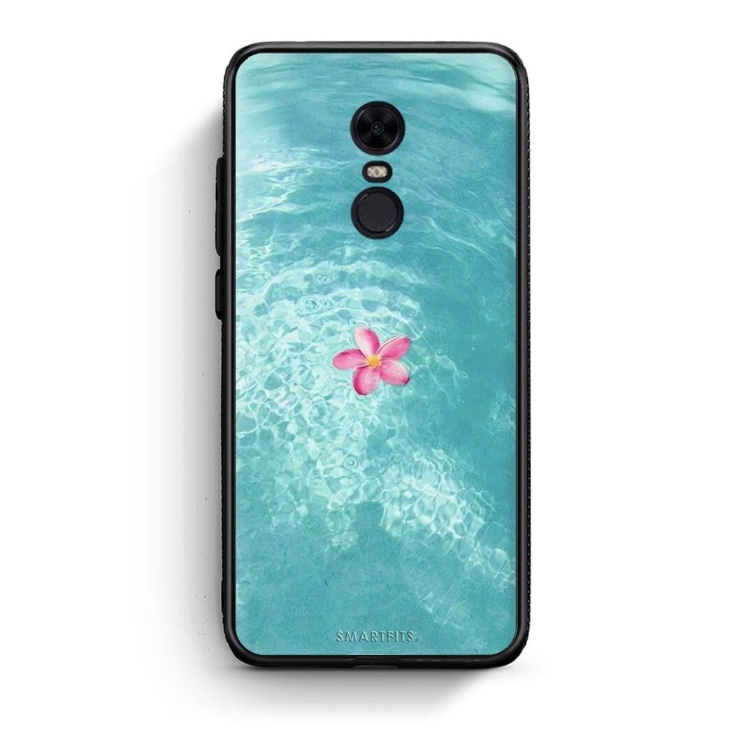Xiaomi Redmi 5 Plus Water Flower Θήκη από τη Smartfits με σχέδιο στο πίσω μέρος και μαύρο περίβλημα | Smartphone case with colorful back and black bezels by Smartfits