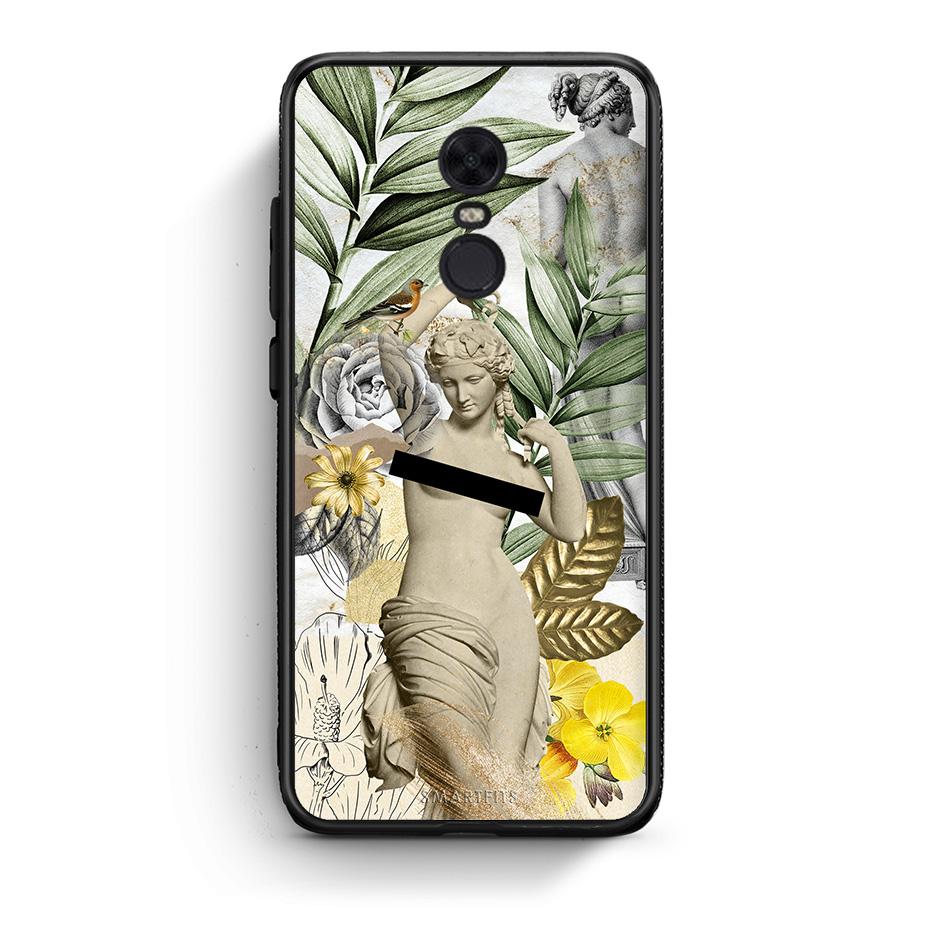 Xiaomi Redmi 5 Plus Woman Statue θήκη από τη Smartfits με σχέδιο στο πίσω μέρος και μαύρο περίβλημα | Smartphone case with colorful back and black bezels by Smartfits