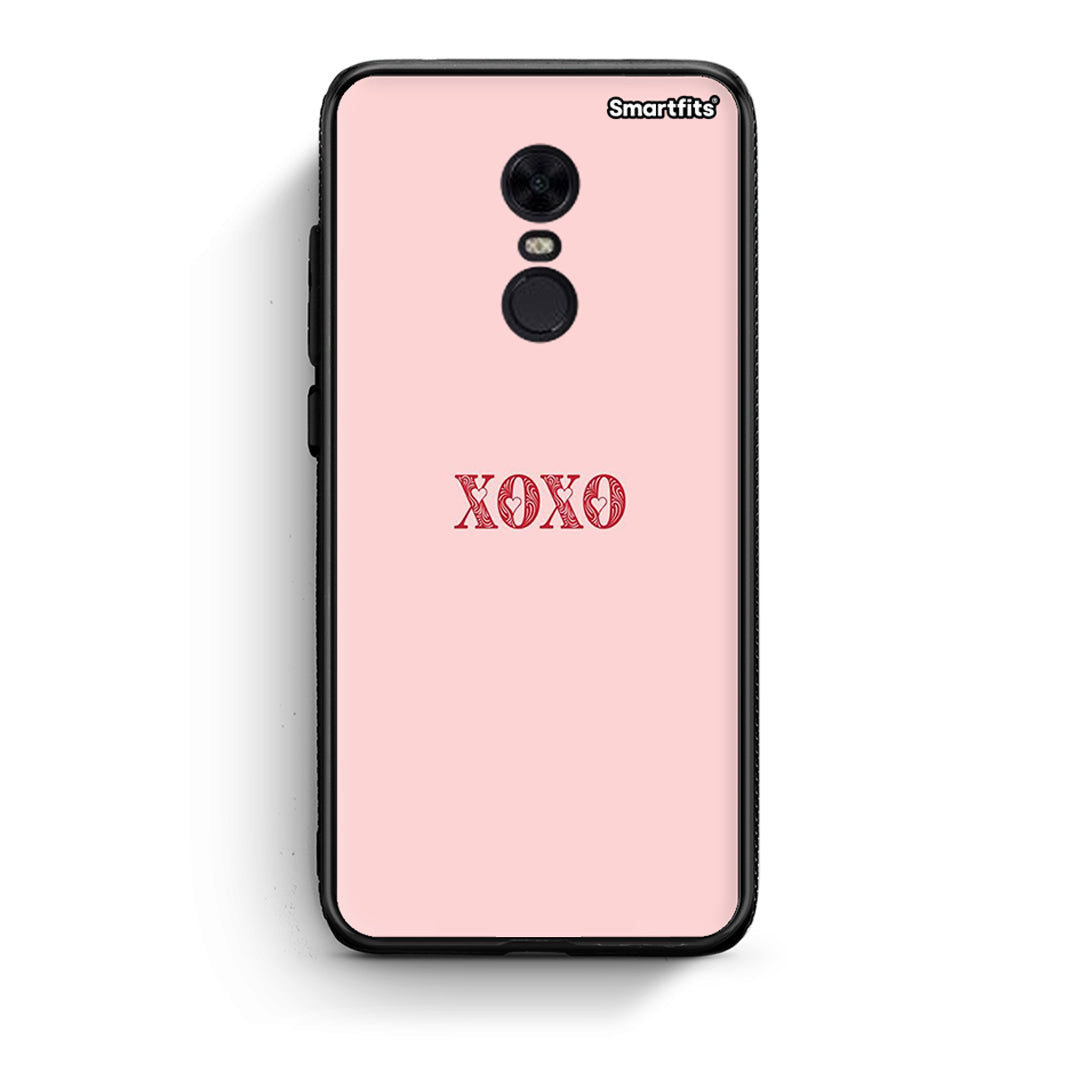 Xiaomi Redmi 5 Plus XOXO Love θήκη από τη Smartfits με σχέδιο στο πίσω μέρος και μαύρο περίβλημα | Smartphone case with colorful back and black bezels by Smartfits