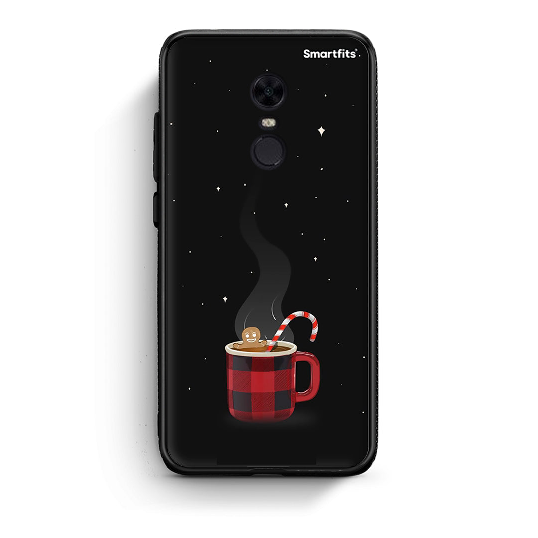 Xiaomi Redmi 5 Plus Xmas Bathing θήκη από τη Smartfits με σχέδιο στο πίσω μέρος και μαύρο περίβλημα | Smartphone case with colorful back and black bezels by Smartfits