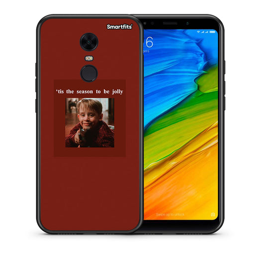 Θήκη Xiaomi Redmi 5 Plus Xmas Ultimate Spirit από τη Smartfits με σχέδιο στο πίσω μέρος και μαύρο περίβλημα | Xiaomi Redmi 5 Plus Xmas Ultimate Spirit case with colorful back and black bezels