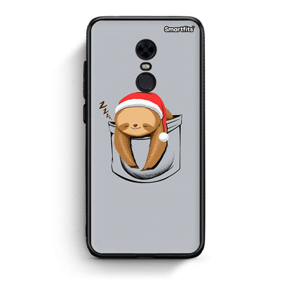 Xiaomi Redmi 5 Plus Xmas Zzzz θήκη από τη Smartfits με σχέδιο στο πίσω μέρος και μαύρο περίβλημα | Smartphone case with colorful back and black bezels by Smartfits