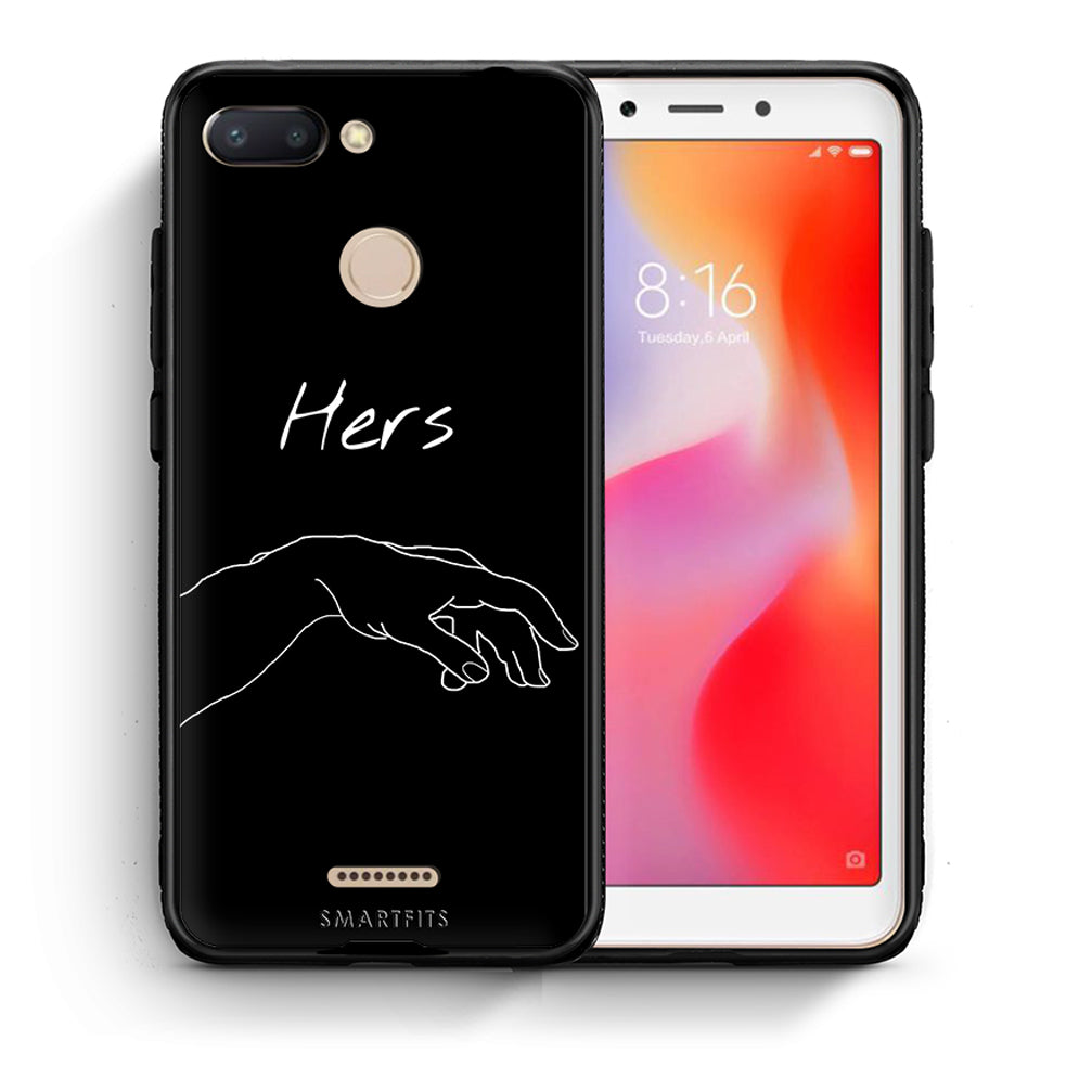 Θήκη Αγίου Βαλεντίνου Xiaomi Redmi 6 Aeshetic Love 1 από τη Smartfits με σχέδιο στο πίσω μέρος και μαύρο περίβλημα | Xiaomi Redmi 6 Aeshetic Love 1 case with colorful back and black bezels