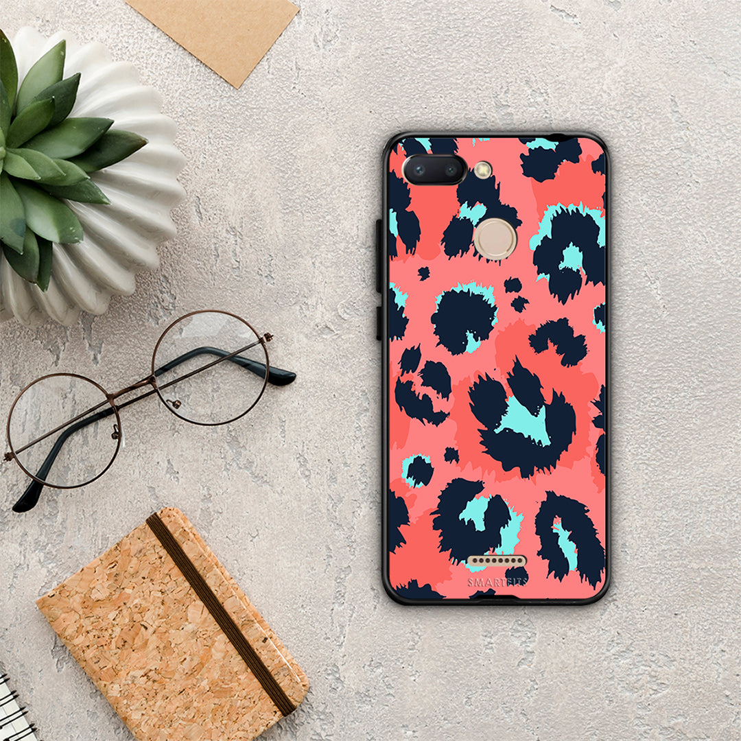 Animal Pink Leopard - Xiaomi Redmi 6 θήκη