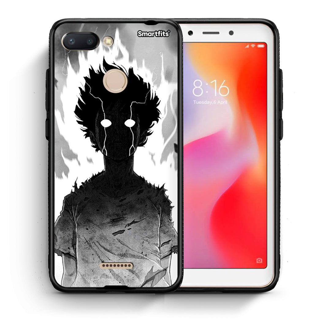 Θήκη Xiaomi Redmi 6 Anime Boy από τη Smartfits με σχέδιο στο πίσω μέρος και μαύρο περίβλημα | Xiaomi Redmi 6 Anime Boy case with colorful back and black bezels