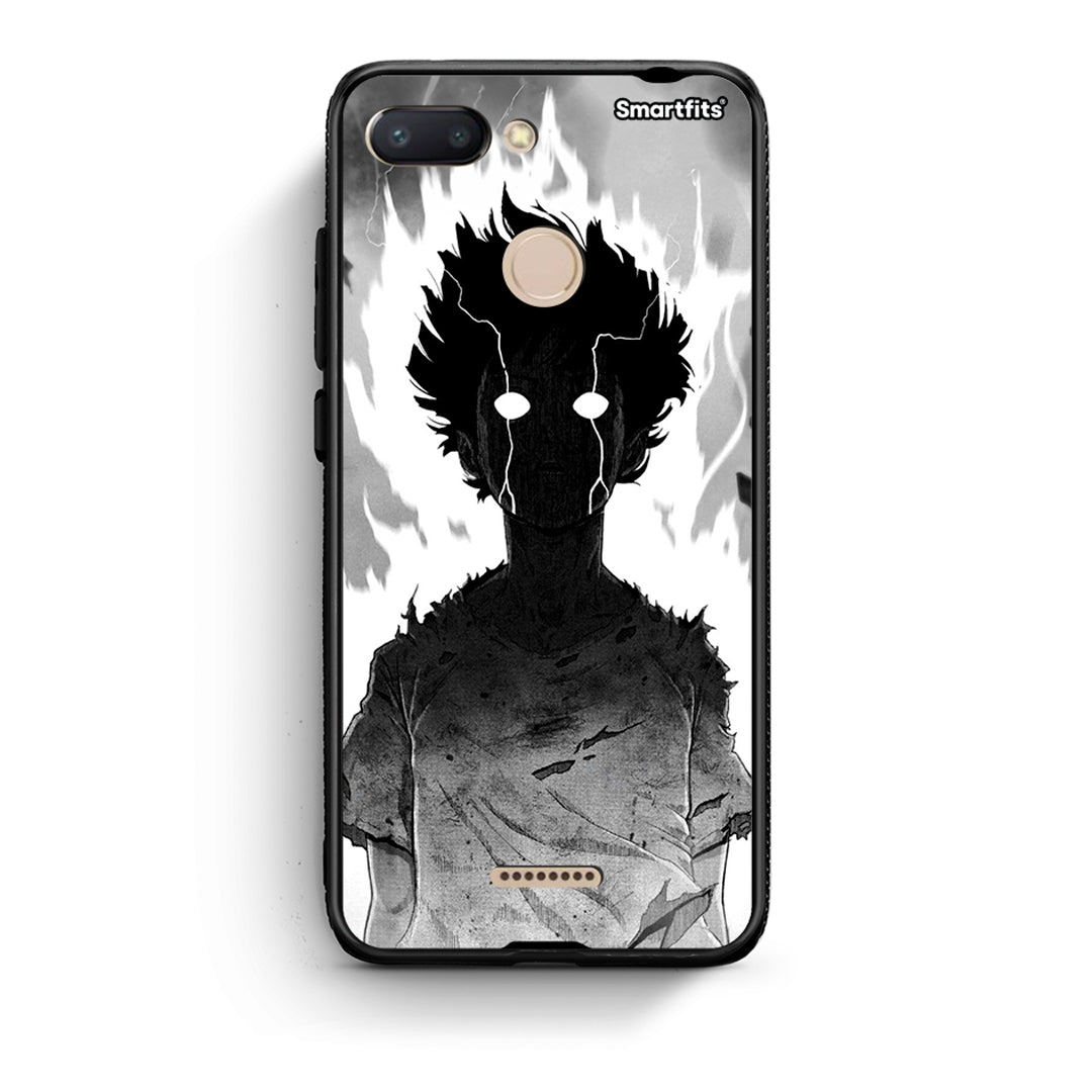 Xiaomi Redmi 6 Anime Boy Θήκη από τη Smartfits με σχέδιο στο πίσω μέρος και μαύρο περίβλημα | Smartphone case with colorful back and black bezels by Smartfits
