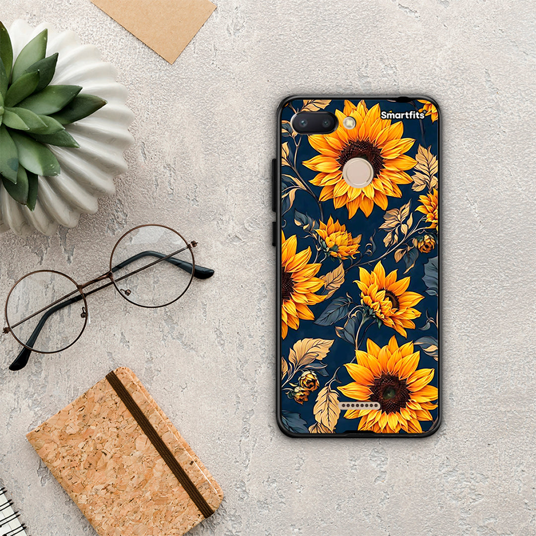 Autumn Sunflowers - Xiaomi Redmi 6 θήκη