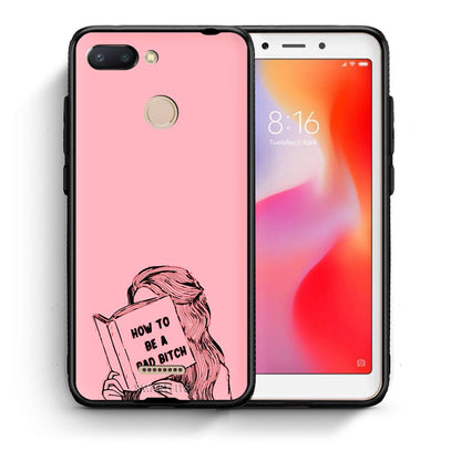 Θήκη Xiaomi Redmi 6 Bad Bitch από τη Smartfits με σχέδιο στο πίσω μέρος και μαύρο περίβλημα | Xiaomi Redmi 6 Bad Bitch case with colorful back and black bezels