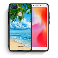 Thumbnail for Θήκη Xiaomi Redmi 6 Beautiful Beach από τη Smartfits με σχέδιο στο πίσω μέρος και μαύρο περίβλημα | Xiaomi Redmi 6 Beautiful Beach case with colorful back and black bezels